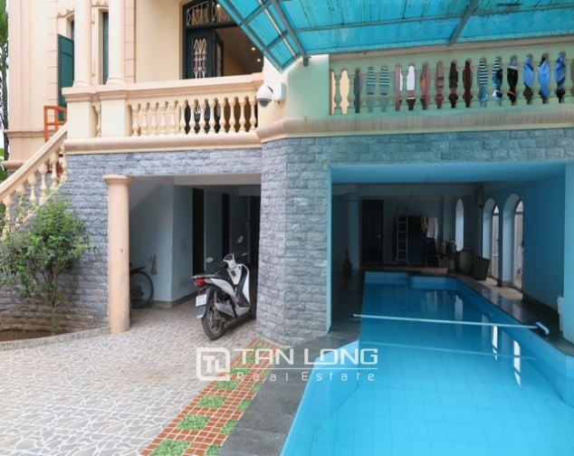 3-storey villa with swimming pool for lease in Nguyen Khoai road, Hai Ba Trung dist, Hanoi 4