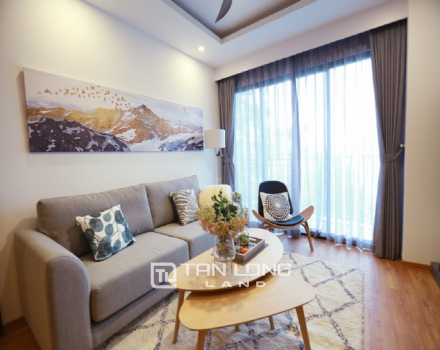 Brilliant 2 bedroom apartment for rent on Pham Huy Thong street, Ba Dinh 1