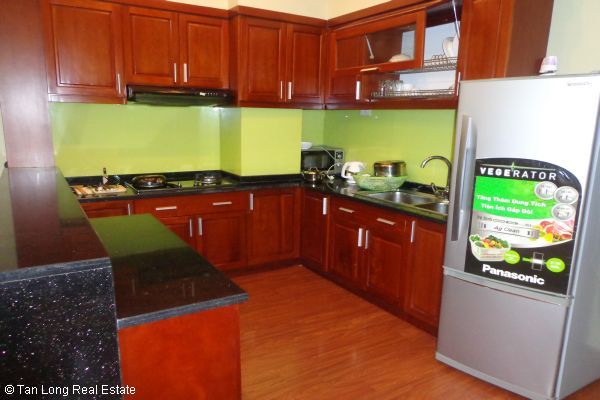 Nice serviced apartment with 2 bedrooms for lease in Cau Dat street 5