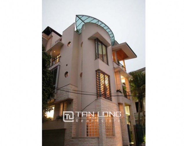 Splendid villa with 4 storey for lease in Tran Phu, Ba Dinh, Hanoi 2