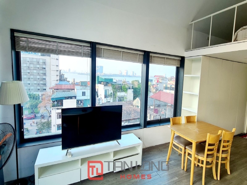 West lake view duplex 1 bedroom in Thuy Khue street for lease. 1